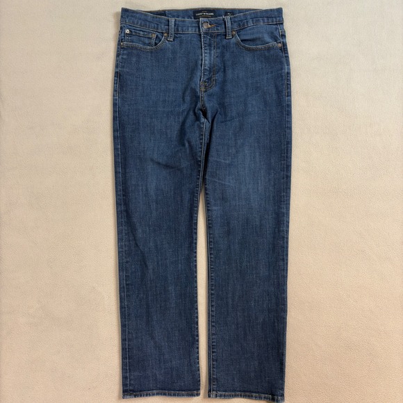 Lucky Brand 363 Straight Leg Jeans Mens 33x30 Dark Wash Denim - Picture 1 of 10